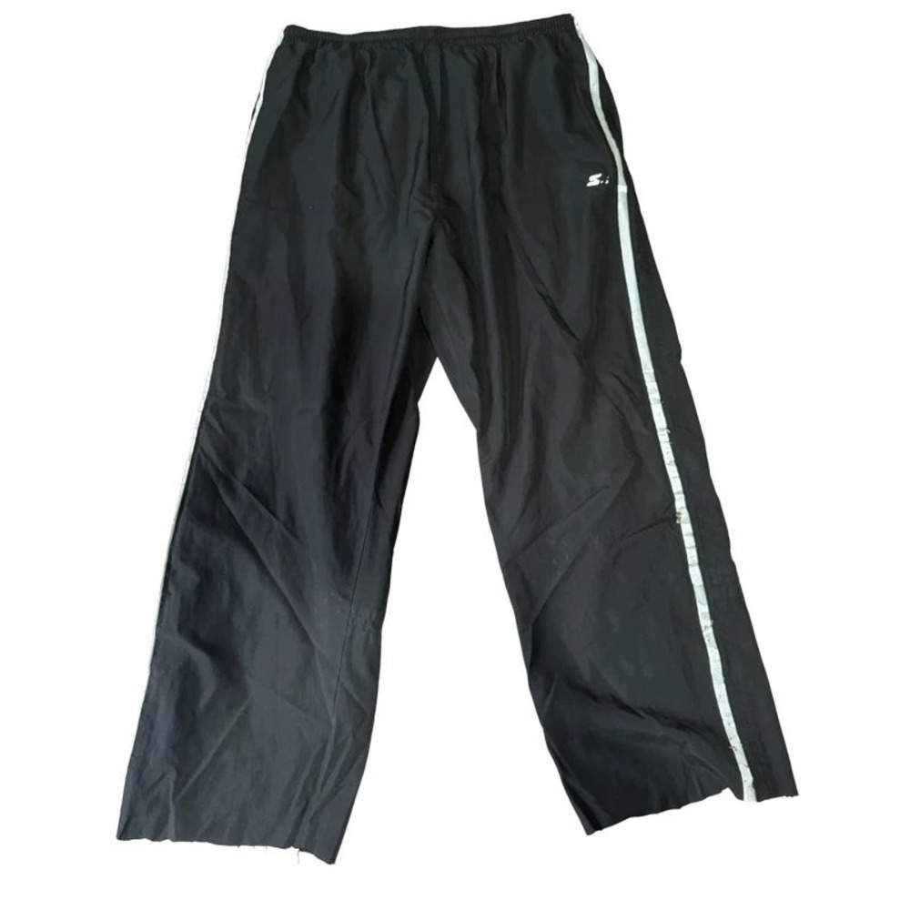 Starter Track Pants - Black/White - Men's Size Large